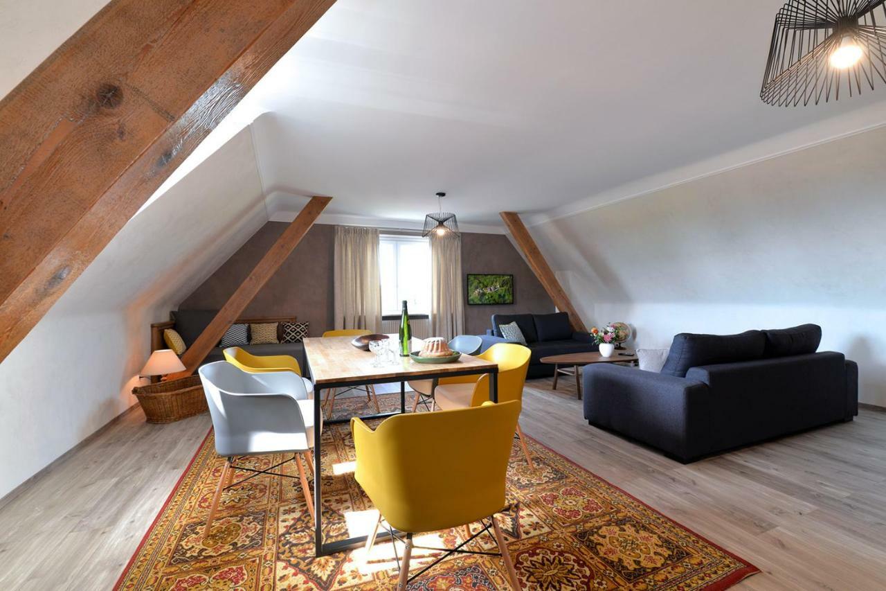Gite Aux Deux Clochers Zimmersheim Bagian luar foto