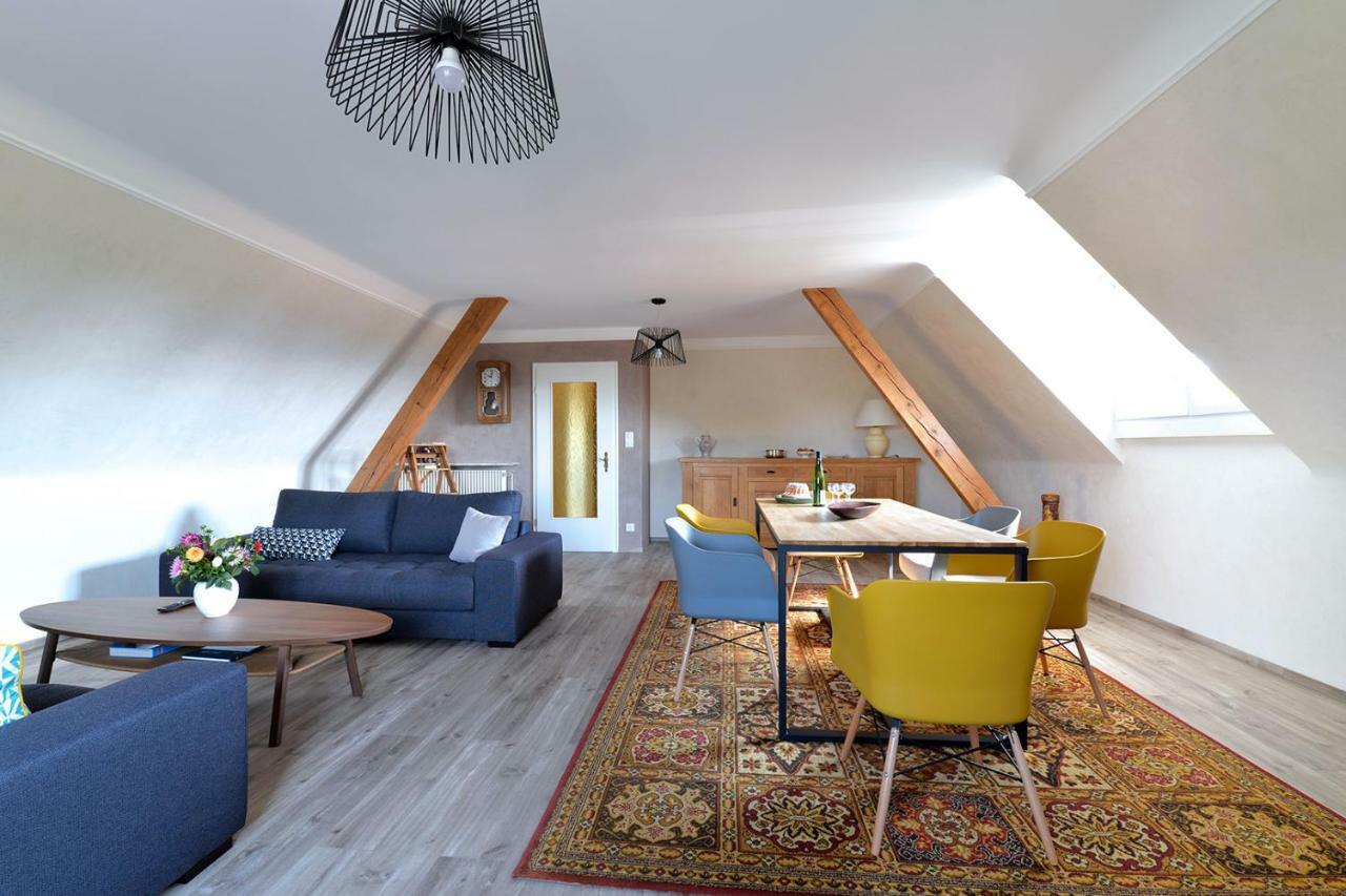 Gite Aux Deux Clochers Zimmersheim Bagian luar foto
